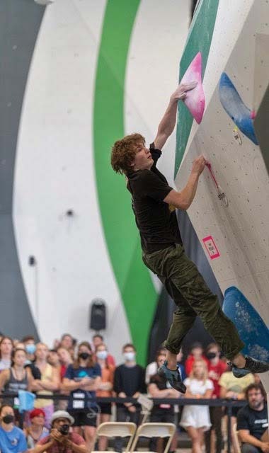Pittsford’s Patrick Daly takes ninth place at the USA Youth Climbing Nationals