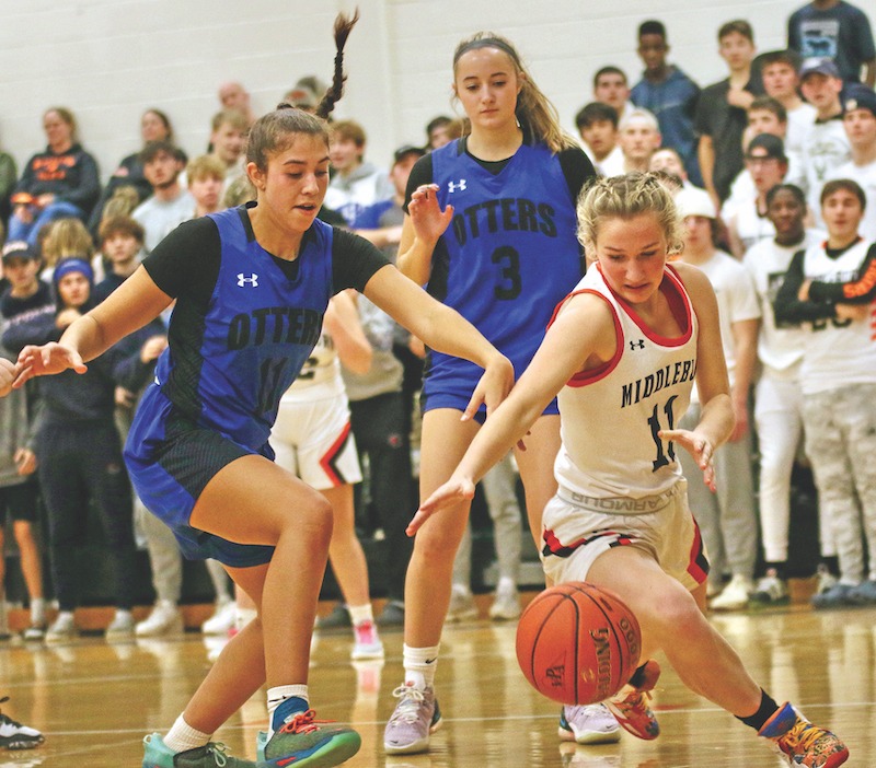 ‘Scrappy’ Otter girls’ basketball team down but not out