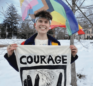 Middlebury community holds a vigil for trans lives