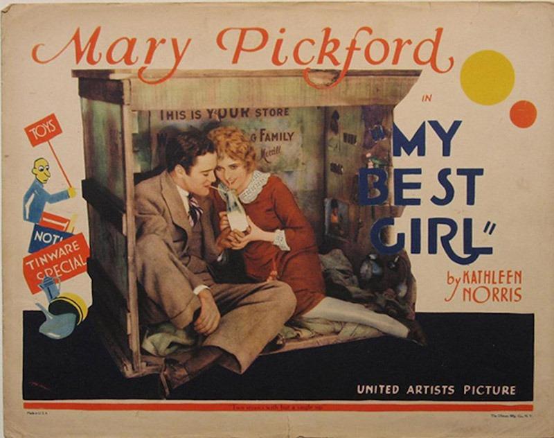 Mary Pickford’s ‘My Best Girl’ with live music at Brandon Town Hall on Oct. 7